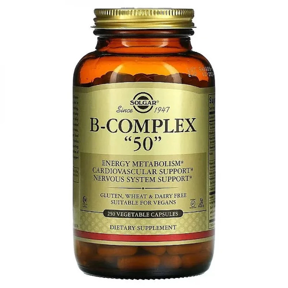 Витамины Solgar B-Complex "50" - 250 vcaps