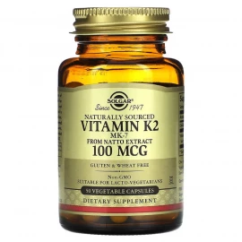 Витамины Solgar Naturally Sourced Vitamin K2 (MK-7) 100 mcg - 50 vcaps