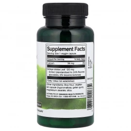Гінкго білоба Swanson Ginkgo Biloba Extract 120 mg - 100 veg caps