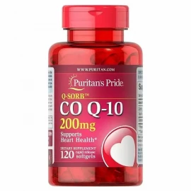 Коэнзим Puritans Pride Q-Sorb Co Q-10 200mg - 120 softgels