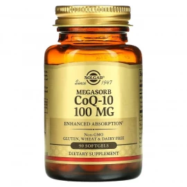 Коензим Solgar CoQ10 100 mg - 90 softgels