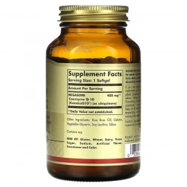 Коэнзим Solgar CoQ10 400 mg MegSorb - 60 softgels
