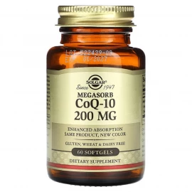 Коэнзим Solgar Megasorb CoQ-10 200 mg - 60 softgels