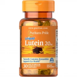 Лютеїн Puritans Pride Lutein 20 mg - 30 softgels