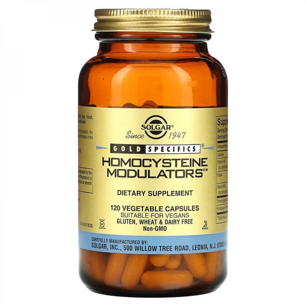 Модуляторы гомоцистеина Solgar Gold Specifics Homocysteine ​​Modulators - 120 vcaps