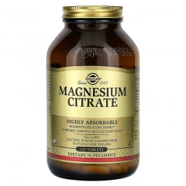 Магній цитрат Solgar Magnesium Citrate - 120 tabs