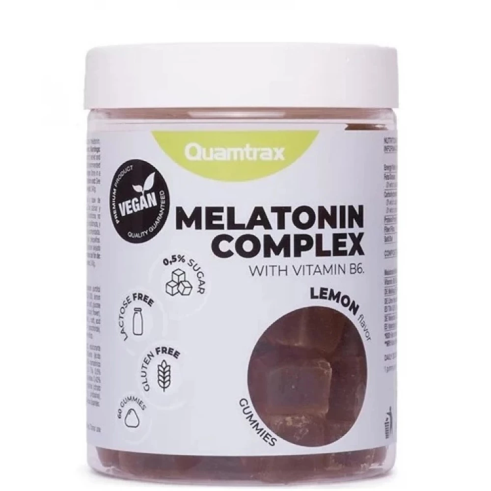 Мелатонін Quamtrax Melatonin Complex - 60 марм. цукерки