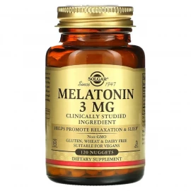 Мелатонин Solgar Melatonin 3 mg - 120 nuggets