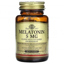 Мелатонін Solgar Melatonin 5 mg - 60 Nuggets
