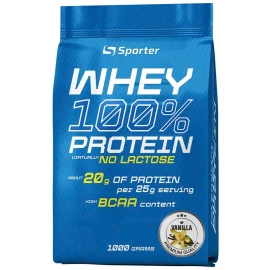 Протеин Sporter Whey 100% Protein - 1 кг (lactose free)
