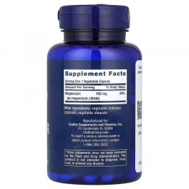 Магний Life Extension Magnesium (Citrate) 100 mg - 100 vcaps