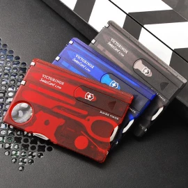 Картка-мультитул Victorinox Swisscard Transparent (блістер)