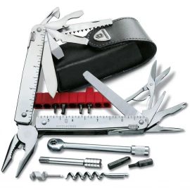 Мультитул Victorinox SwissTool X Plus Ratchet Leather
