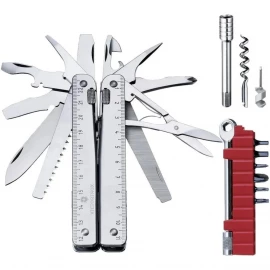 Мультитул Victorinox SwissTool X Plus Ratchet Leather