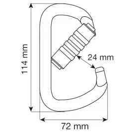 Карабін CAMP D Plus 3Lock Pin
