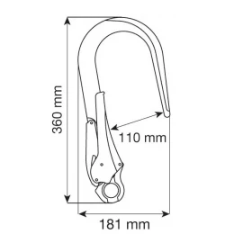 Карабін CAMP Hook 110 mm