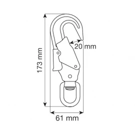 Карабін CAMP Swivel Hook 20 mm