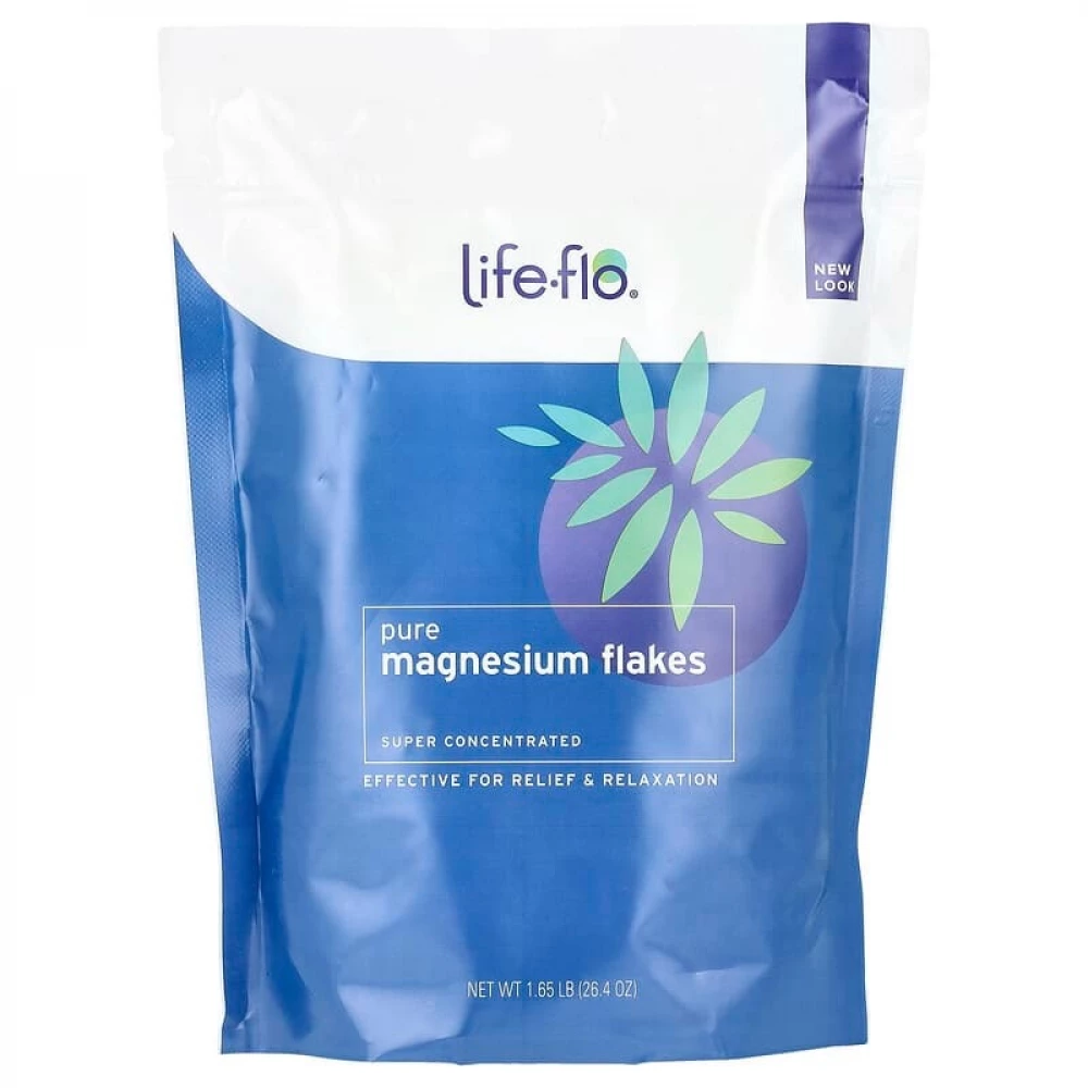 Пластівці магнієві Life-flo Pure Magnesium Flakes - 1.65lb (26.4oz)