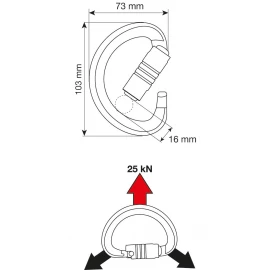 Карабін CAMP Triad 3Lock