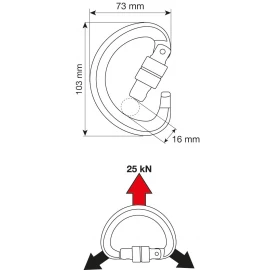 Карабин CAMP Triad Lock