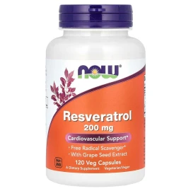 Ресвератрол Now Foods Resveratrol 200 mg - 120 vcaps