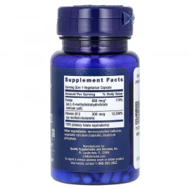 Фолієва кислота і В12 Life Extension BioActive Folate & Vitamin B12 - 90 vcaps