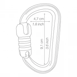 Карабин Petzl BM'D Triact-Lock Black