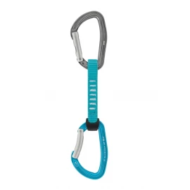 Набір відтяжок з карабінами Petzl 6 Djinn Axess turquise 11 см - 6 шт