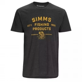 Футболка Simms Stacked Logo Bass T-Shirt