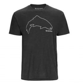 Футболка Simms Trout Outline T-Shirt