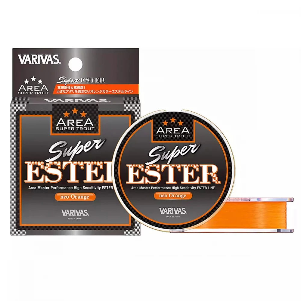 Волосінь Varivas Super Trout Area Ester Orange 140 m 0.63 kg 0.09 mm