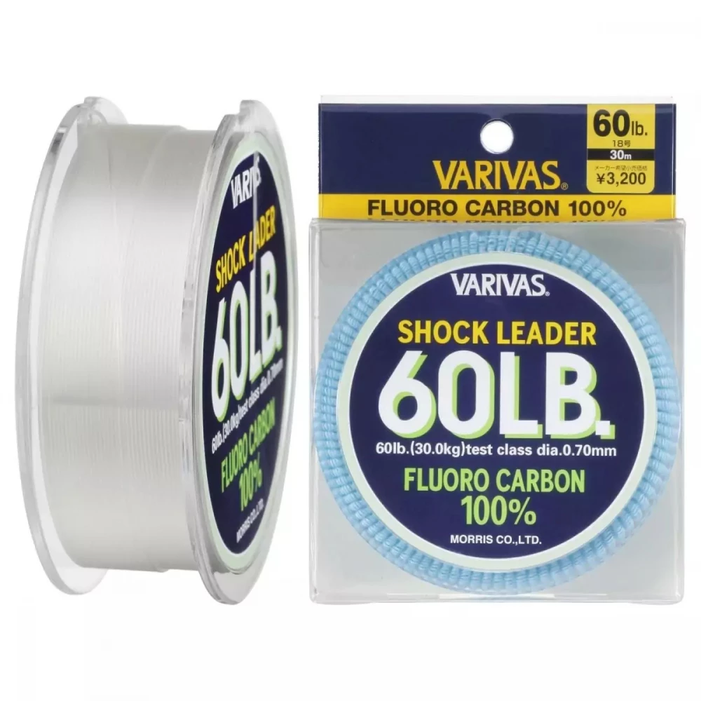 Флюорокарбон Varivas Fluoro Shock Leader 30 m 27 kg 0.700 mm