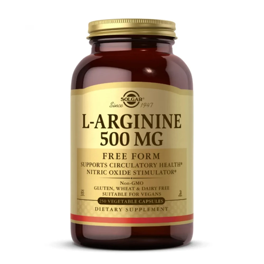 L-аргінін Solgar L-Arginine 500 mg - 250 vcaps