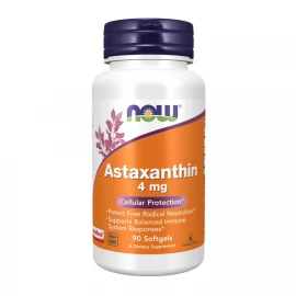 Астаксантин Now Foods Astaxanthin 4 mg - 90 Softgels