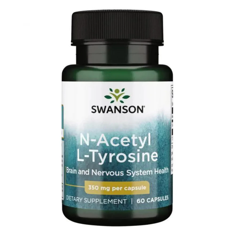 Ацетил Тирозин Swanson N-Acetyl L-Tyrosine 350 mg - 60 caps