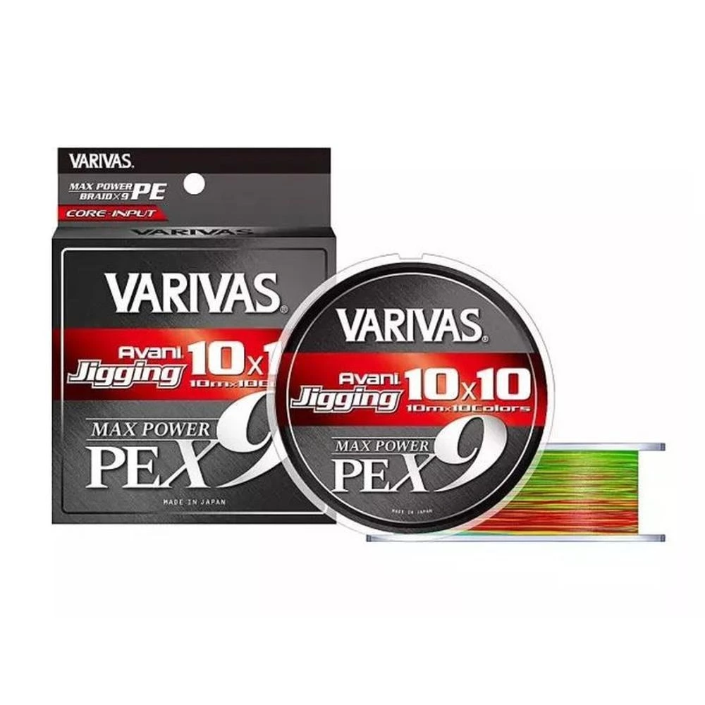 Шнур Varivas Avani Jigging Max Power X9 10*10 Multicolor 200 m 6.3 kg 0.128 mm 0.6