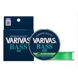 Шнур Varivas Bass PE X4 Flash Green 150 m 11.2 kg 0.205 mm 1.5