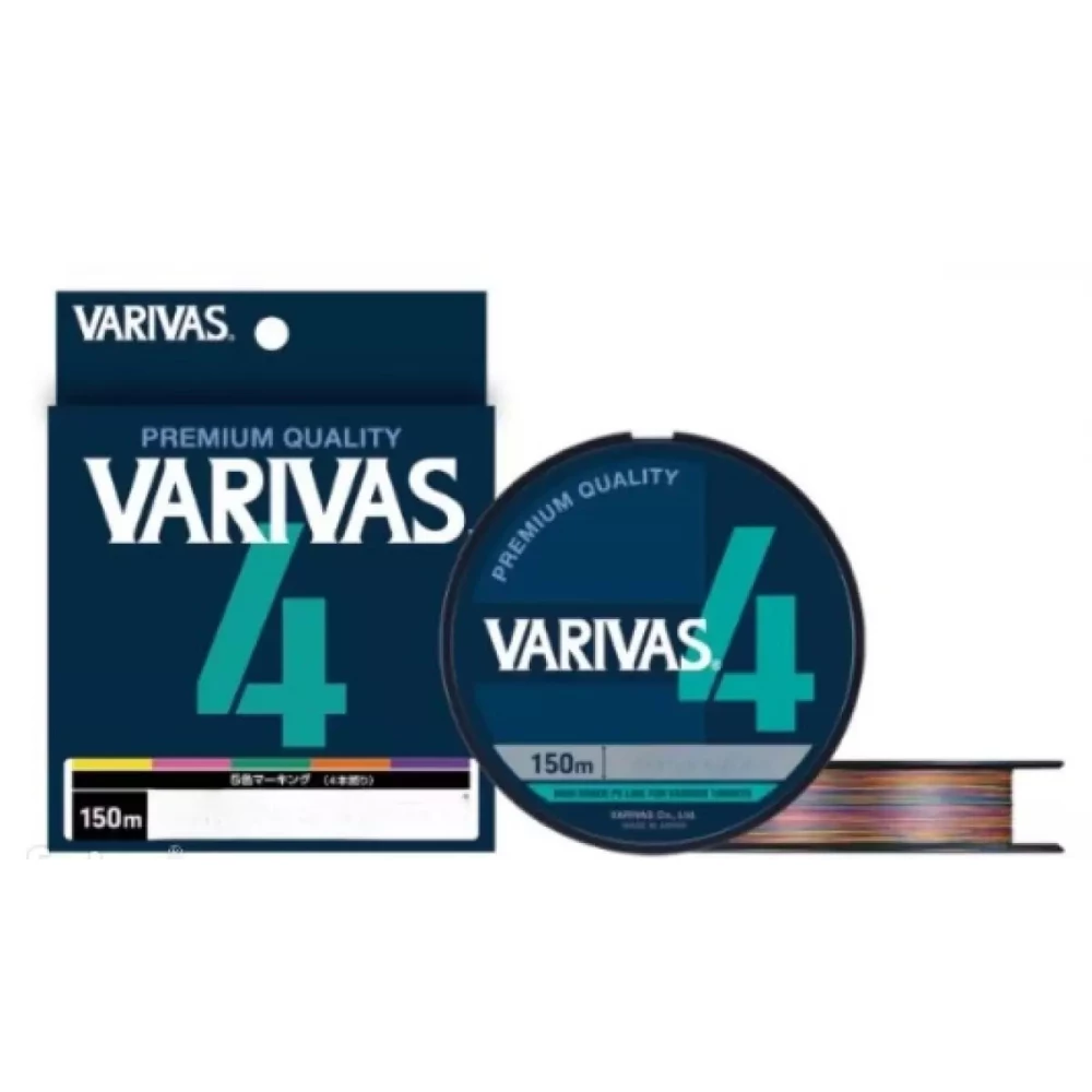Шнур Varivas PE Line X4 Multicolor 150 m 11.32 kg 0.205 mm 1.5