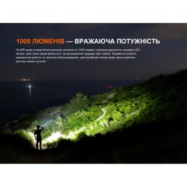 Ліхтар налобний Fenix HL45R LED з безконтактним датчиком