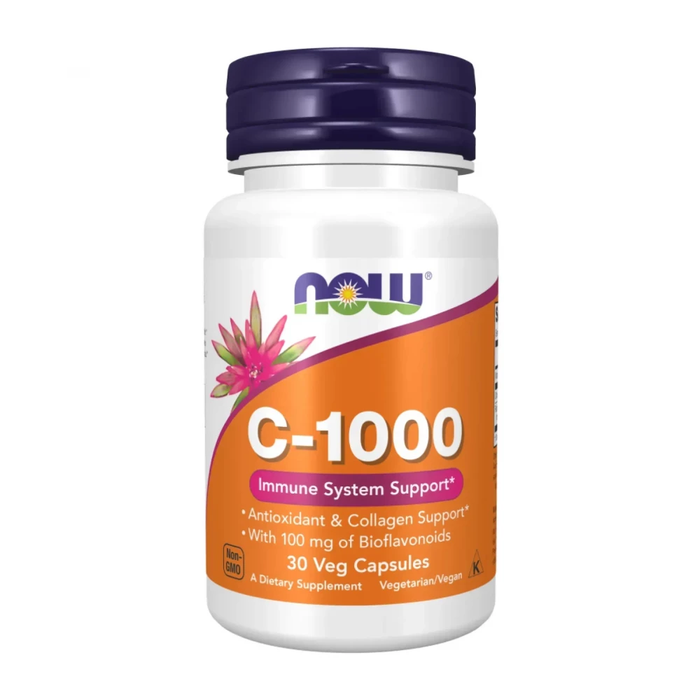 Вітамін C Now Foods Vitamin C-1000 - 30 vcaps