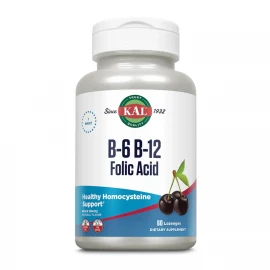 Вітаміни KAL B-6 B-12 Folic Acid - 60 tabs