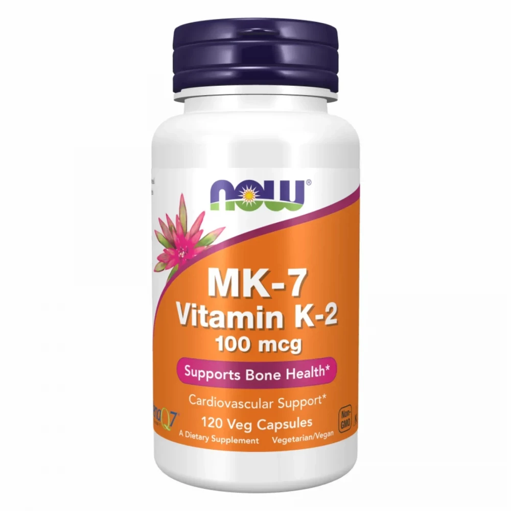 Вітаміни Now Foods Vitamin K-2 (MK7) 100 mcg - 120 vcaps