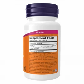 Вітаміни Now Foods Vitamin K-2 (MK7) 300 mcg - 60 vcaps