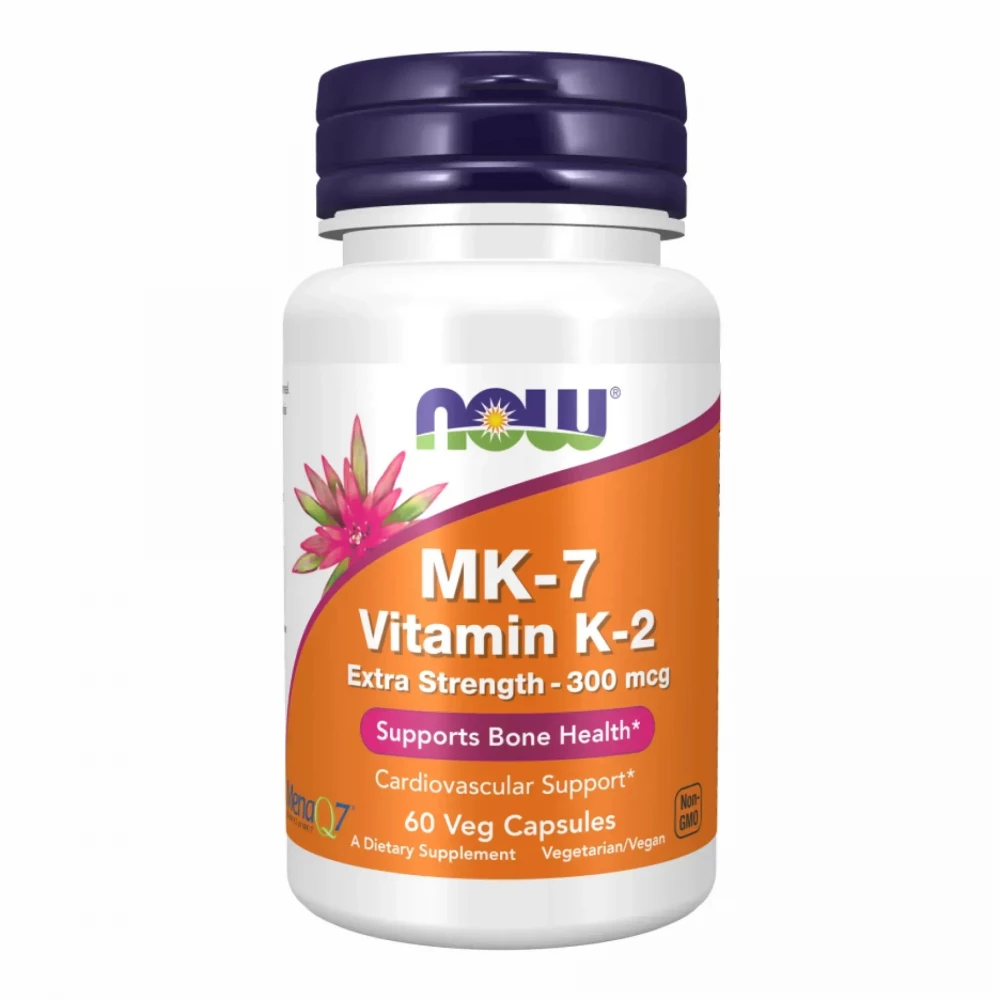 Вітаміни Now Foods Vitamin K-2 (MK7) 300 mcg - 60 vcaps