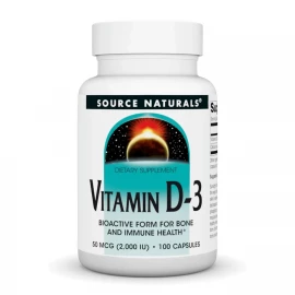 Вітаміни Source Naturals Vitamin D-3 2000 IU - 100 caps