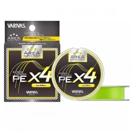 Шнур Varivas Super Trout Area PE X4 Neo Yellow 75 m 2.47 kg 0.071 mm 0.175
