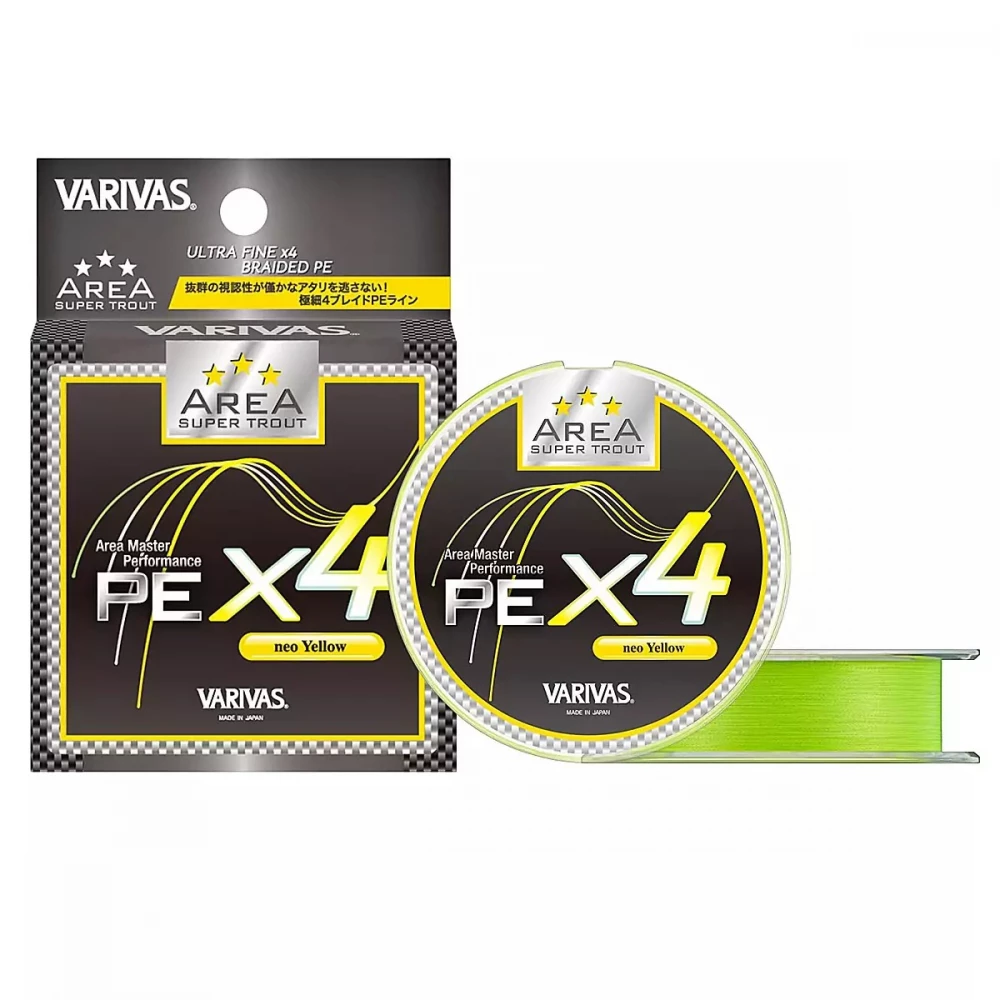 Шнур Varivas Super Trout Area PE X4 75 m 2.92 kg 0.074 mm 0.2