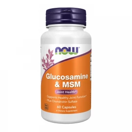 Глюкозамін та метилсульфонілметан Now Foods Glucosamine & MSM - 60 caps