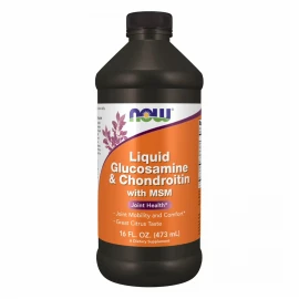 Глюкозамін хондроїтин Now Foods Liguid Glucosamine Chondroitin with MSM - 473 ml