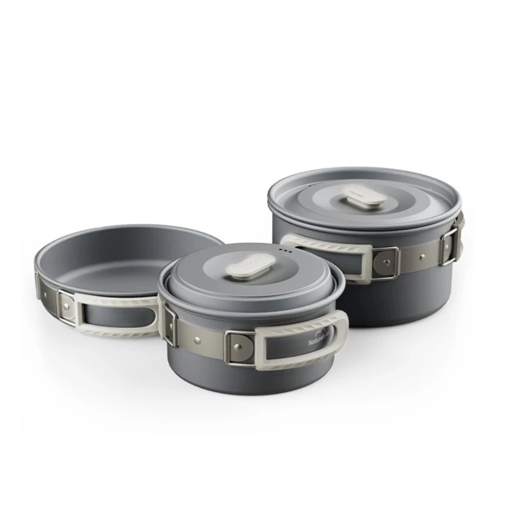 Набор посуды Naturehike CNK2450CF010, (2 кастрюли, сковородка)